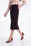 LAWTON Burgundy Pointed-Toe Stiletto Heels