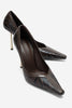 ANTHEA Brown Patterned Stiletto Heels
