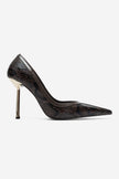 ANTHEA Brown Patterned Stiletto Heels