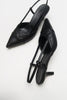 POINT Black Women's High Heels