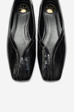 Helene – Black Printed Babet Flats