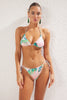 Tropical Patterned Triangle Regular Bikini Set