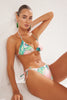 Tropical Patterned Triangle Regular Bikini Set