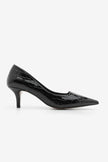 Women's Stiletto Heel Shoes Olfin - Black Croco