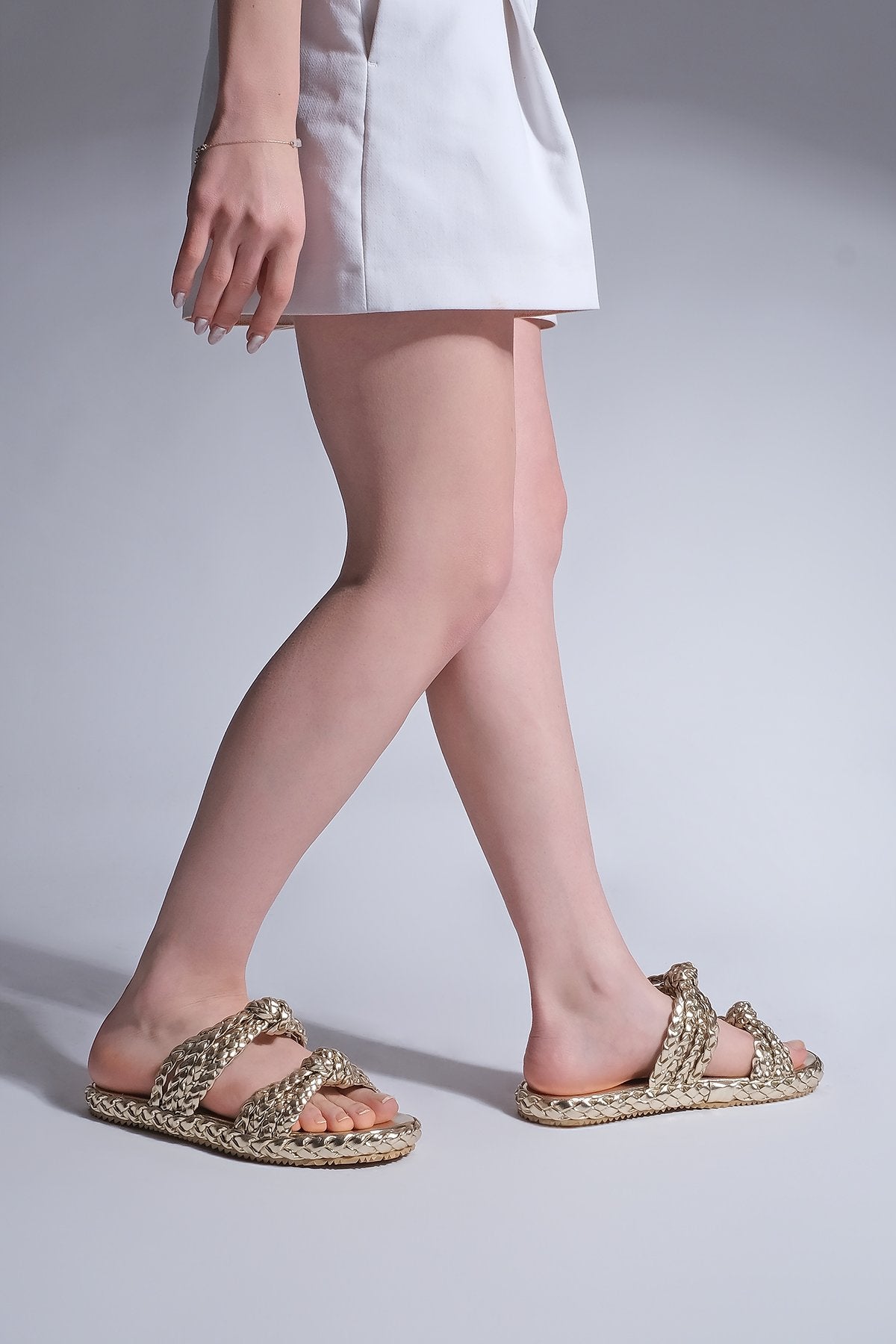 Women's Daily Slippers Letus - Gold