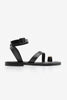 Women's Genuine Leather Casual Sandals Rinat - Black