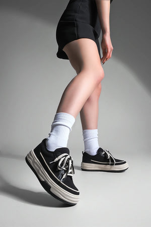 Women's Sneaker Sports Shoes Hesna - Black