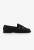 Women's Buckled Loafer Casual Shoes Ovora - Black Suede