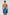 Abstract Patterned Square Neck Skirted Swimsuit