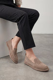 ZINLEY Mink Suede Genuine Leather Women’s Loafer Shoes