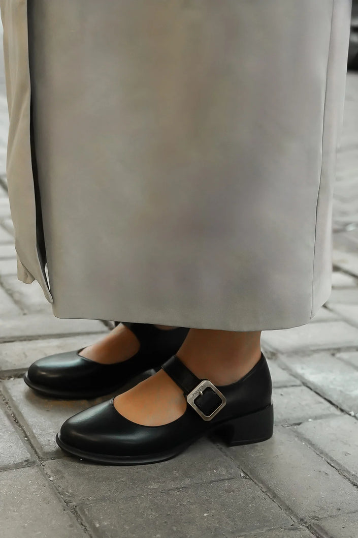 Women's Loafer Casual Shoes Meniz - Black