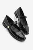 Women's Loafer Casual Shoes Valsey - Black Patent Leather