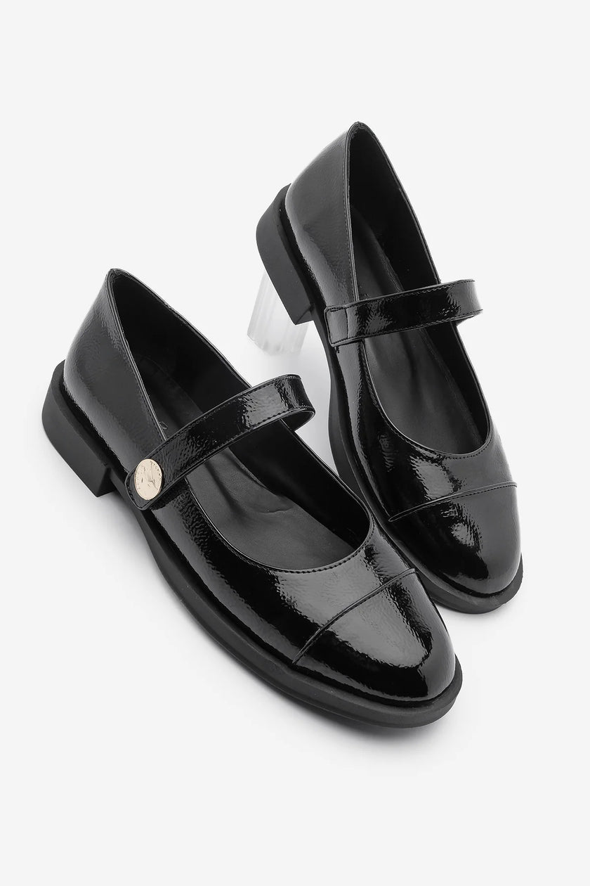 Women's Loafer Casual Shoes Valsey - Black Patent Leather