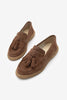 Women's Genuine Leather Loafer Casual Shoes Suma - Brown Suede