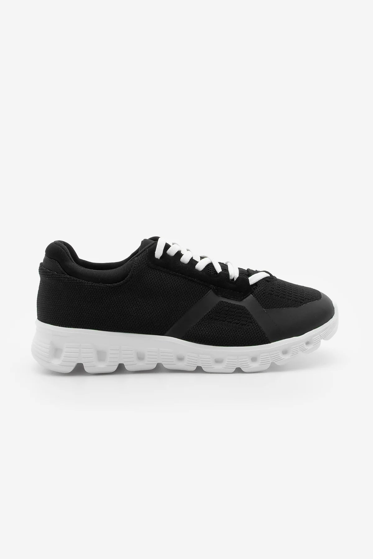 Women's Sneaker Knitted Tricot Sports Shoes Fenlas - Black