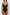Black Micro Lace Piping Detailed Rope Strap Knitted Body