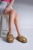 Women's Stone Evening Dress Heeled Shoes Neros - Beige