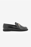 Zamira Women's Buckled Loafer Casual Shoes - Black