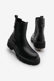 Women's Elastic Casual Boots Kolesya - Black