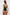 Black Micro Lace Piping Detailed Rope Strap Knitted Body
