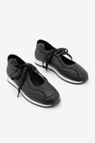 Leyro – Black Women’s Lace-Up Mary Jane Sneaker Flats