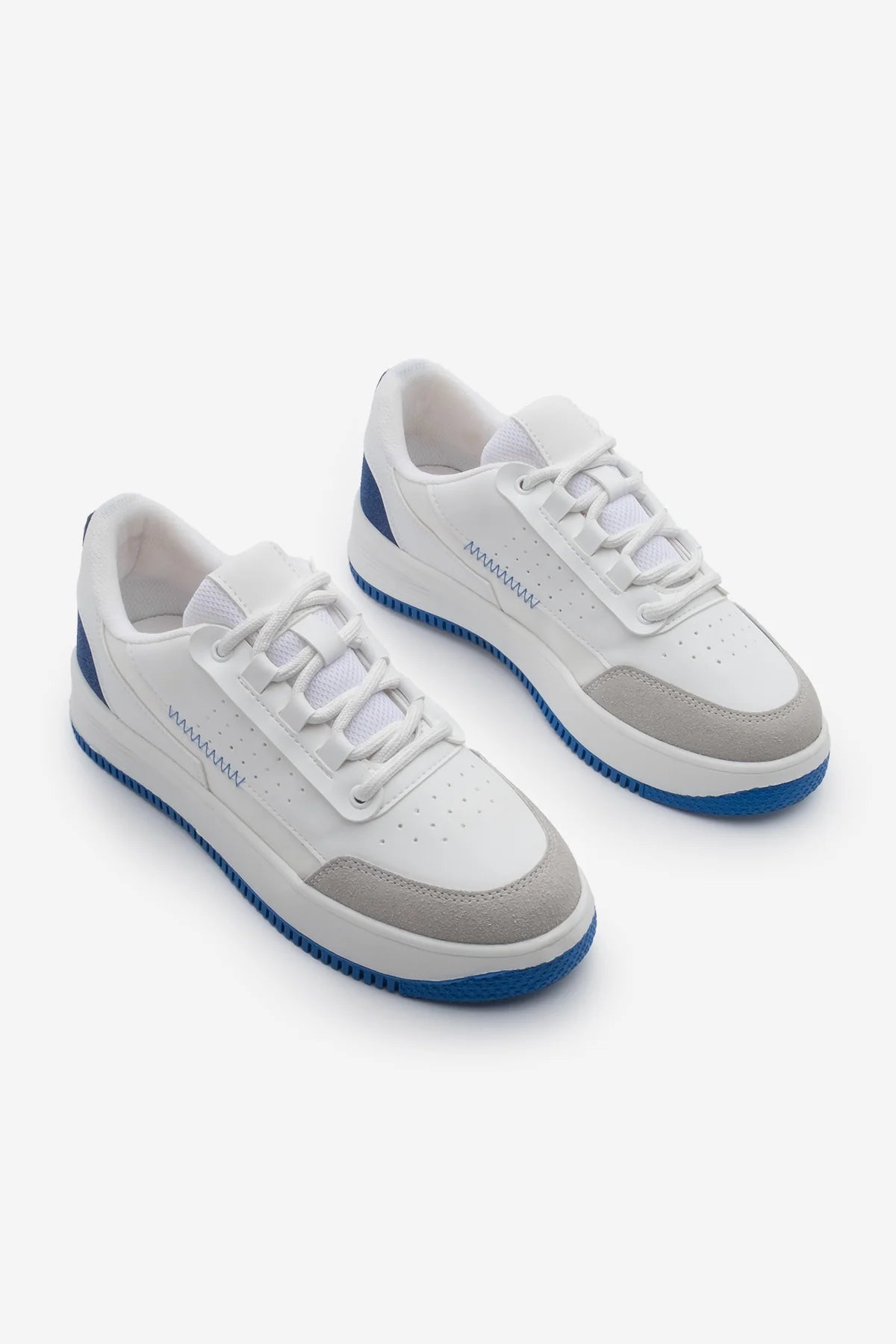 Women's Sneaker Thick Sole Sports Shoes Loske - Navy Blue