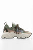 Women's Sneaker Knitted Sports Shoes Volente - Dark green