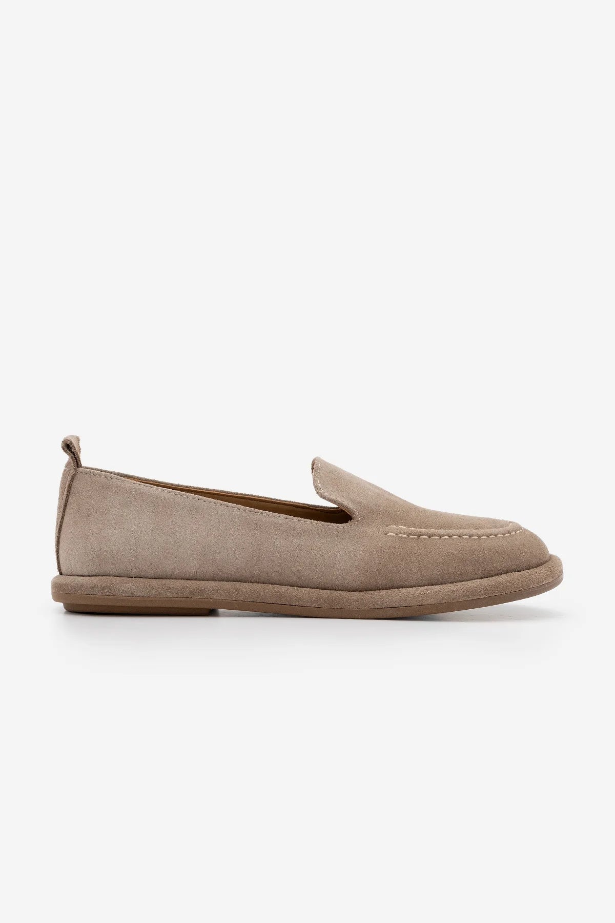 ZINLEY Mink Suede Genuine Leather Women’s Loafer Shoes