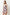 Multicolored Floral Lace Ribbon/Bow and Slit Detailed Rope Strap Knitted Nightgown