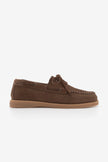 MISTOR Coffee Suede Genuine Leather Women’s Loafer Shoes