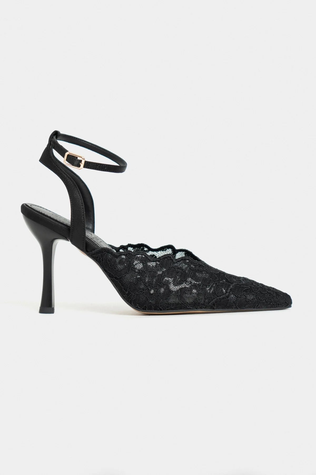 AVENY Black Lace Embroidered Back Strap Women’s Heel Shoes | FOOTWEAR | Heels | Lebbse AVENY Black Lace Embroidered Back Strap Women’s Heel Shoes | FOOTWEAR | Heels | Lebbse