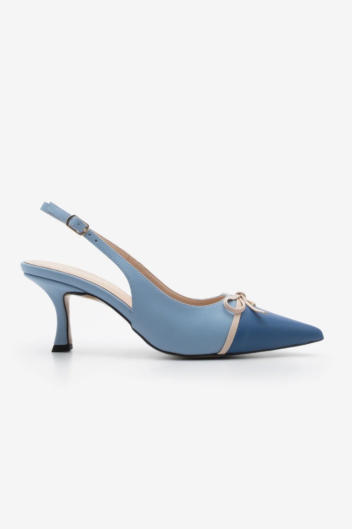 Women's Stiletto Bow Heeled Shoes Norvez - Blue