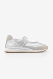 Leris – Silver Women’s Mary Jane Sneaker Flats