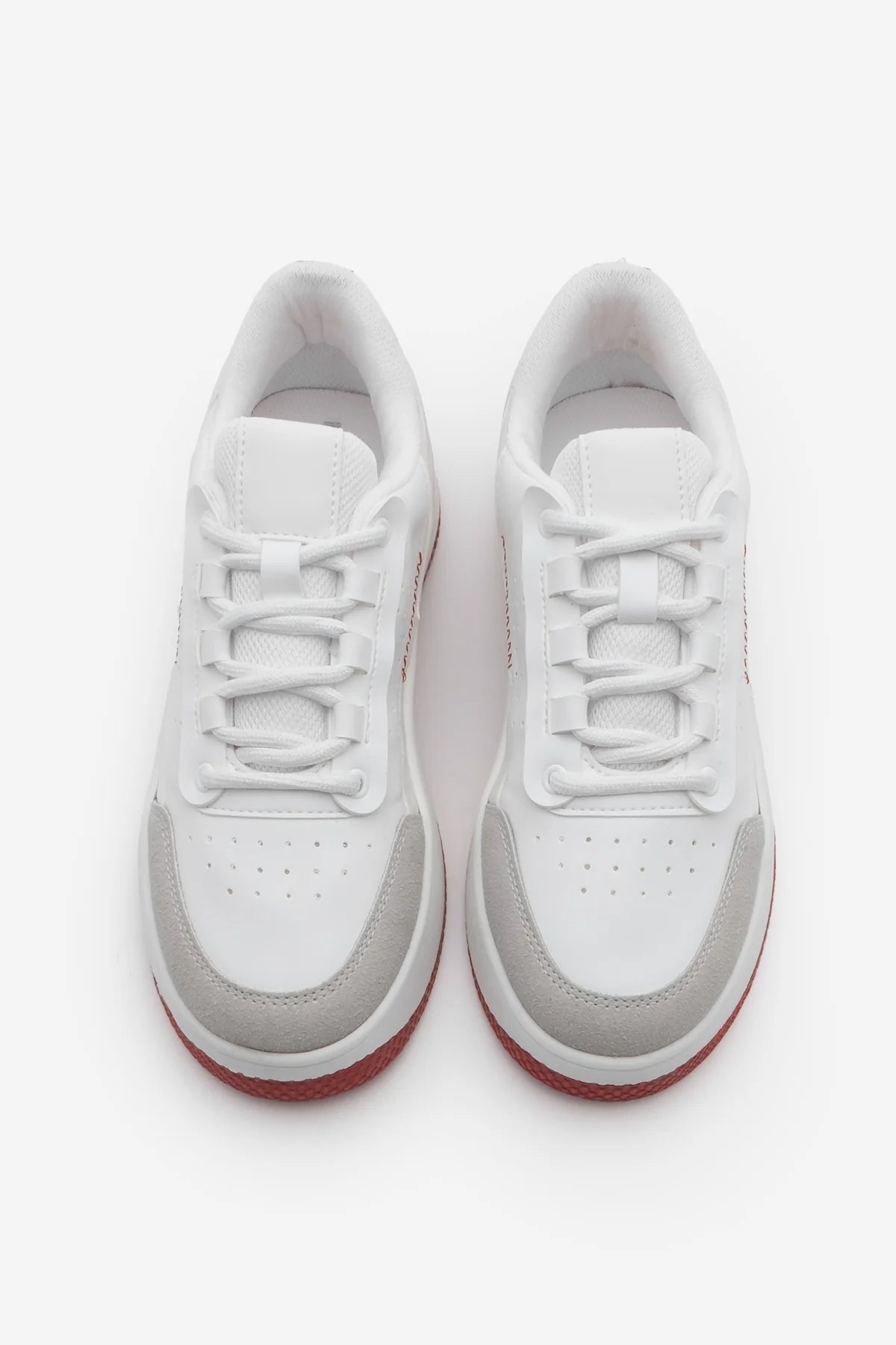 Women's Sneaker Thick Sole Sports Shoes Loske - Red