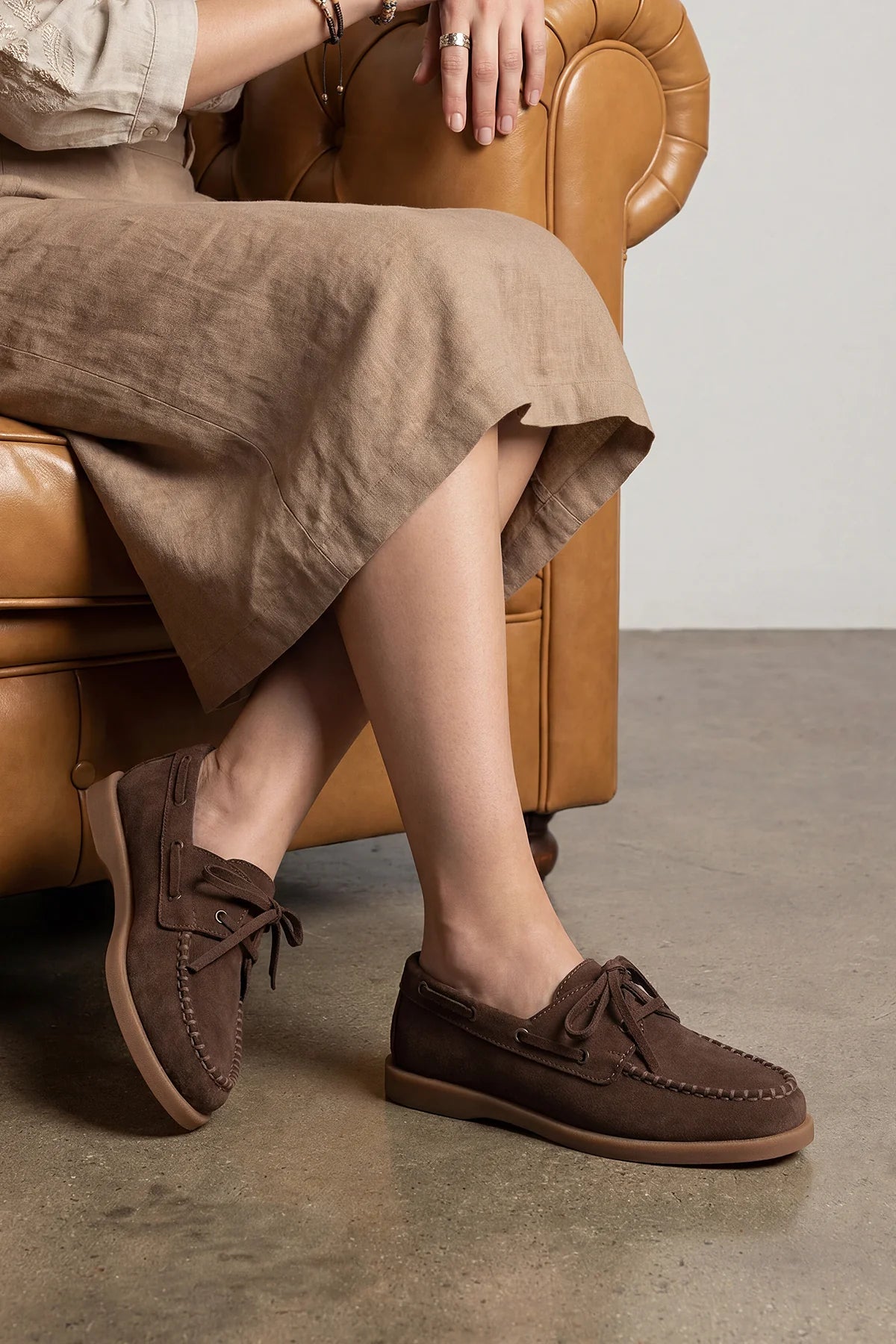 MISTOR Coffee Suede Genuine Leather Women’s Loafer Shoes | FOOTWEAR | Loafers | Lebbse MISTOR Coffee Suede Genuine Leather Women’s Loafer Shoes | FOOTWEAR | Loafers | Lebbse