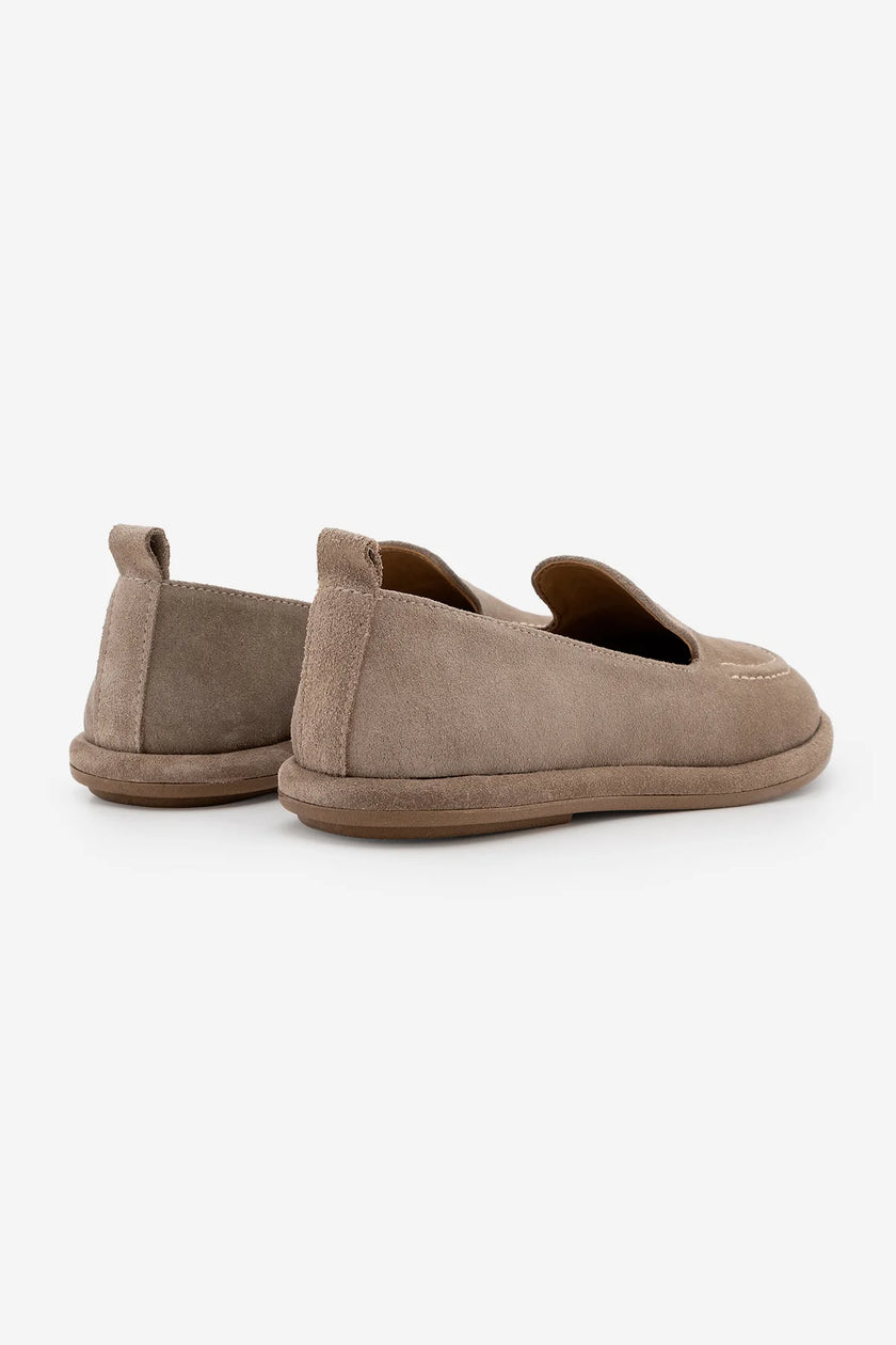 ZINLEY Mink Suede Genuine Leather Women’s Loafer Shoes