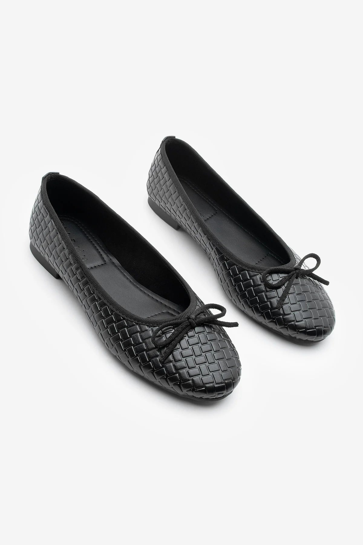 Women's Bowknot Casual Ballerina Monit  - Black