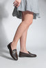 Women's Chain Loafer Shoes Tanle - BROWN