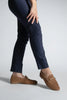 Women's Chain Loafer Shoes Tanle - TAN