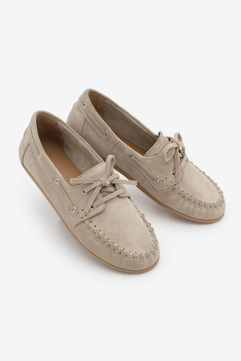Rudez – Beige Suede Genuine Leather Loafers