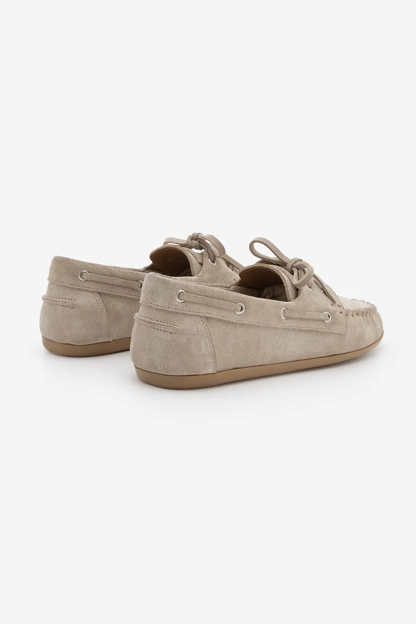 Rudez – Beige Suede Genuine Leather Loafers