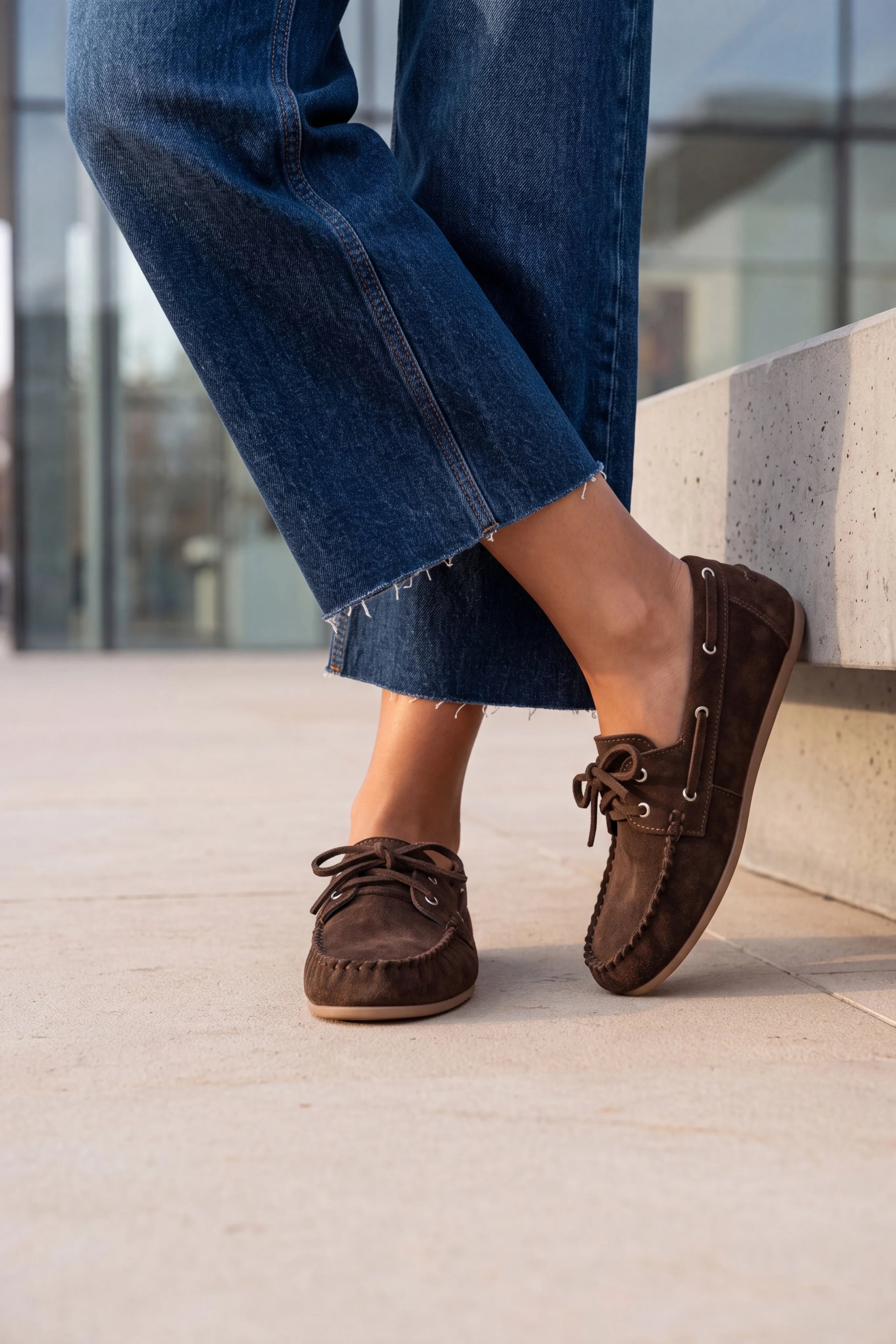 Rudez – Light Brown Suede Genuine Leather Loafers
