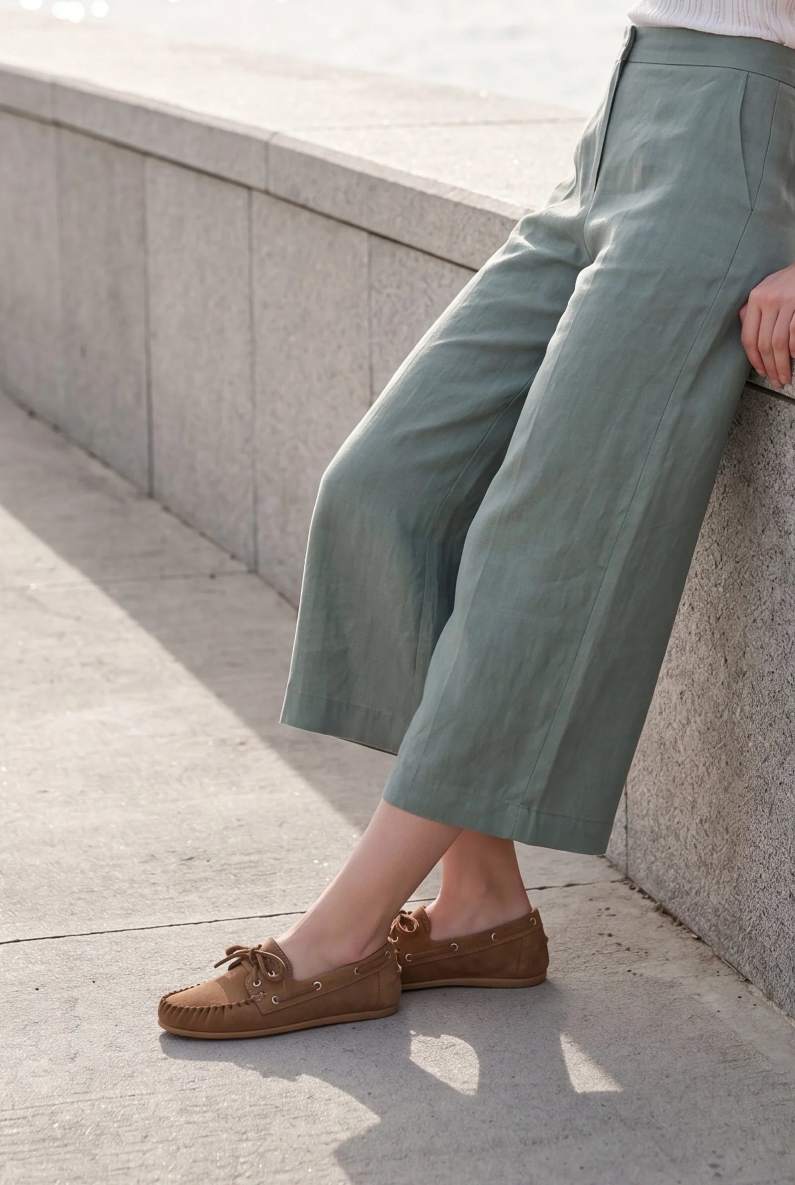 Rudez – Camel Suede Genuine Leather Loafers