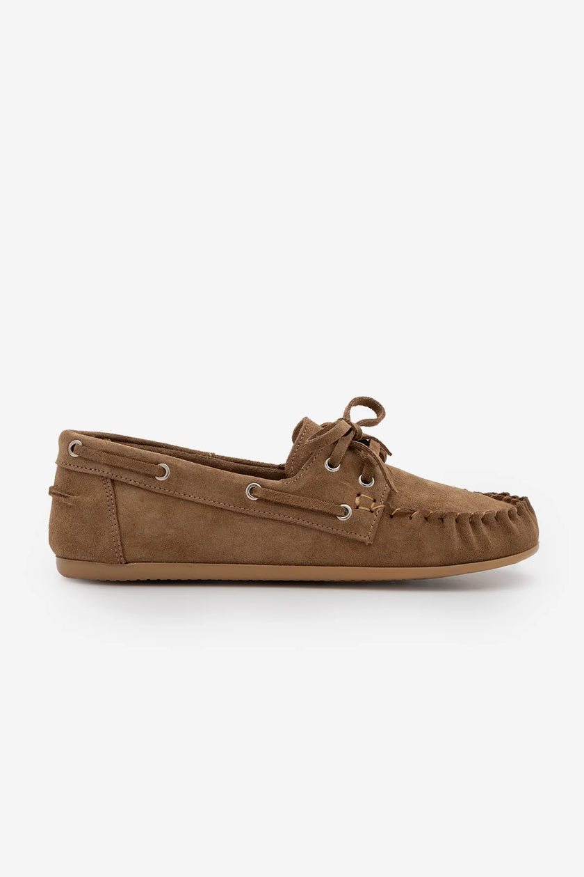 Rudez – Camel Suede Genuine Leather Loafers