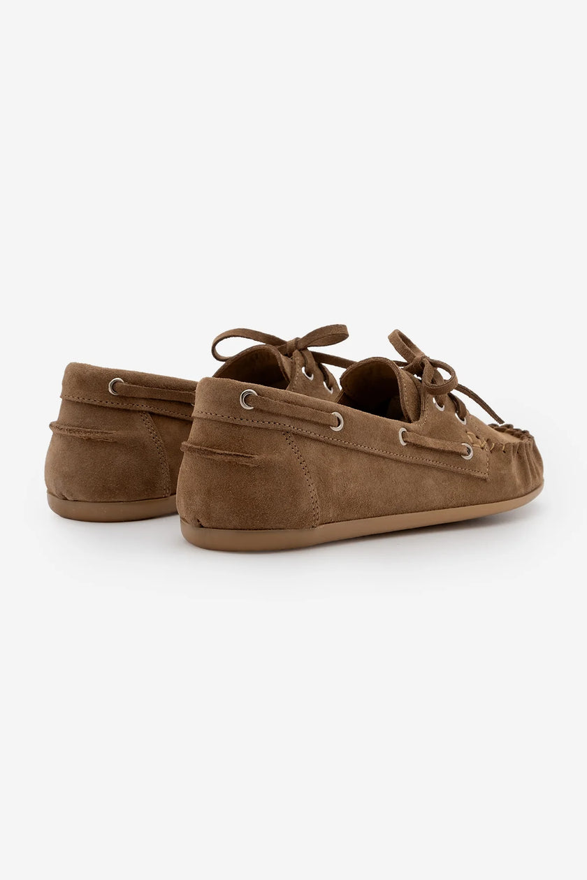 Rudez – Camel Suede Genuine Leather Loafers