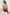 Burgundy 100% Cotton Lace Back and Slit Detailed Rope Strap Knitted Nightgown