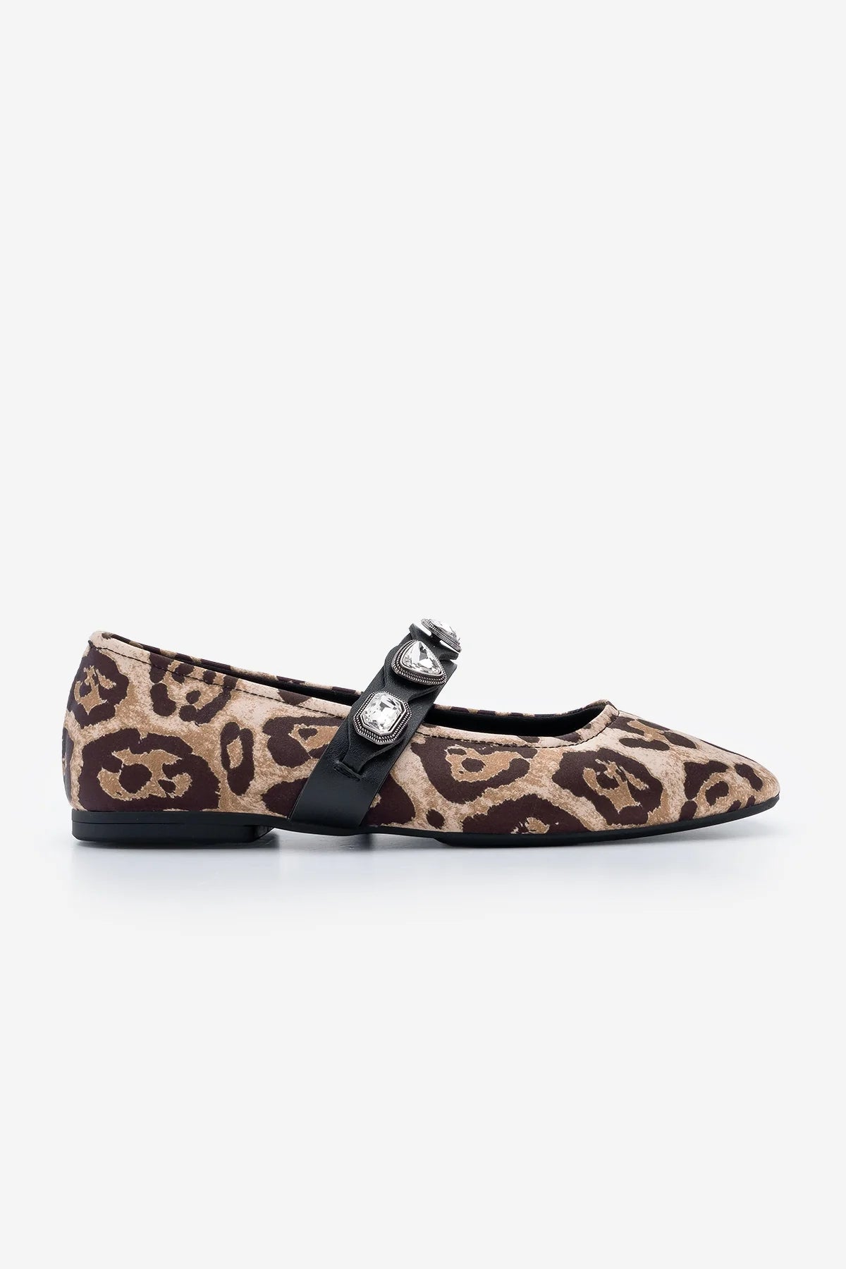 Women's Stoned Ballerinas Elora - Leopard