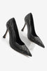 Women's Stiletto Heel Shoes Niloz - Black Snake
