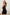 Black Lace Detailed Rope Strap Knitted Nightgown