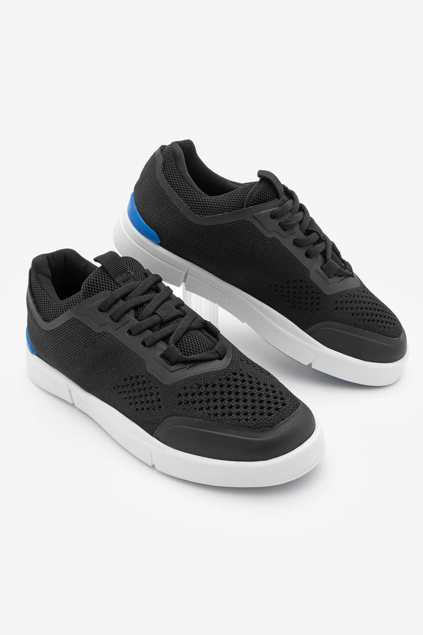 Women's Knitted Running and Walking Sneakers Norge - Black